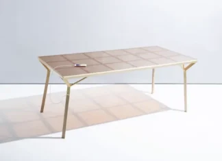 mesa con celdas graetzel Current Table