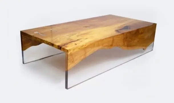 mesa de madera y resina E01 Evo