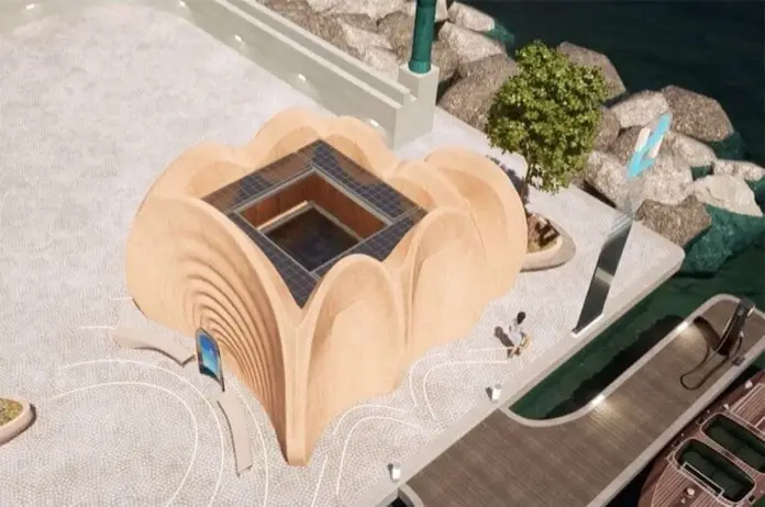vista aérea NatPower H Zaha Hadid Architects